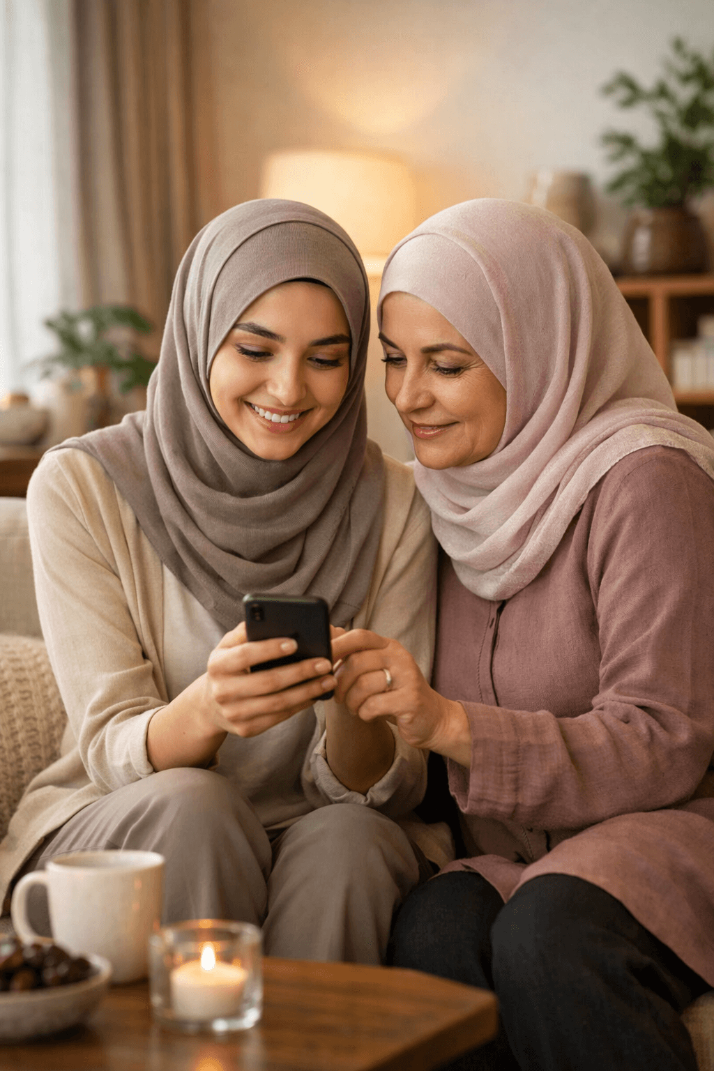 MunaMatch guardian-aware family scene